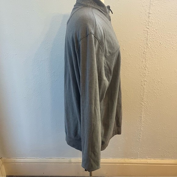 Van Heusen Flex Stretch Classic-Fit Quarter-Zip Fleece Lined Pullover Size XL - Picture 5 of 10